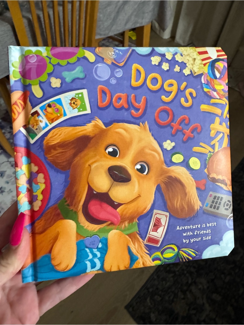 Dog’s Day Off Board Book for Kids
